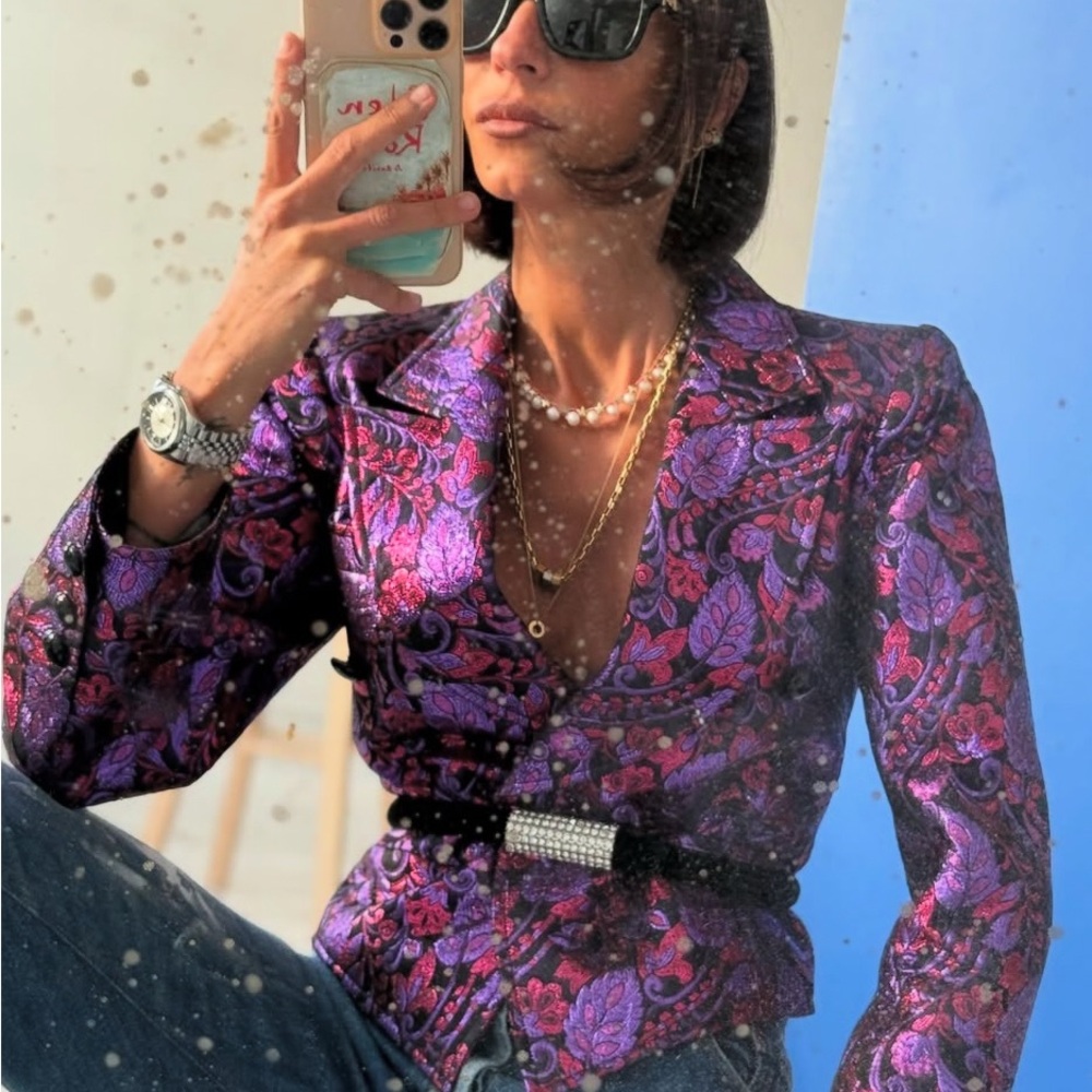 YSL Brocade Blazer 40 IT